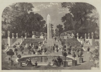 A Orangery in the Private Gardens of Saint Cloud (gravura) de English School