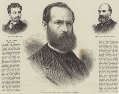 Os príncipes de Orleães (gravura) de English School
