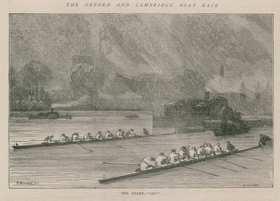 A corrida de barcos de Oxford e Cambridge de English School