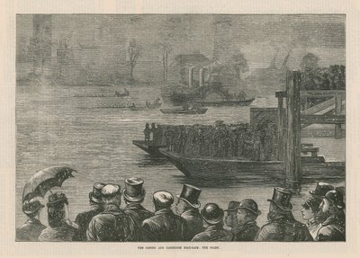A corrida de barcos de Oxford e Cambridge de English School