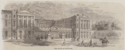 O Palácio de Compiegne (gravura) de English School