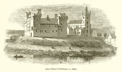 O Palácio de Linlithgow, em 1600 de English School