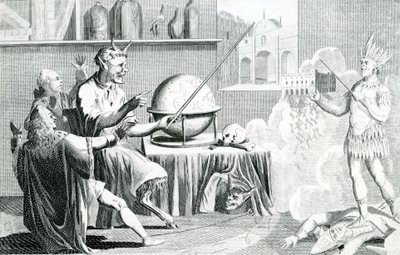 O Parlmt. dissolvido, ou, o diabo turnd cartomante, gravado por G. Terry, por volta de 1774 de English School