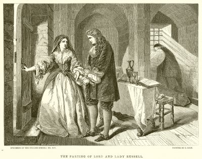 A separação de Lord e Lady Russell de English School