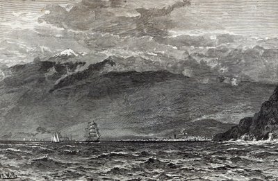 O Pico de Teneriffe, Sante Cruz, de &39;Leisure Hour&39;, 1888 de English School