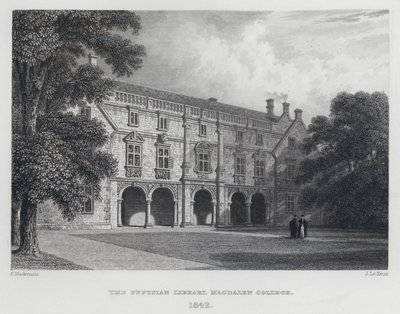 Biblioteca Pepysian, Magdalen College, 1842 de English School