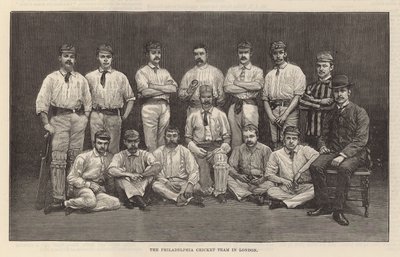 A equipe de críquete da Filadélfia em Londres de English School