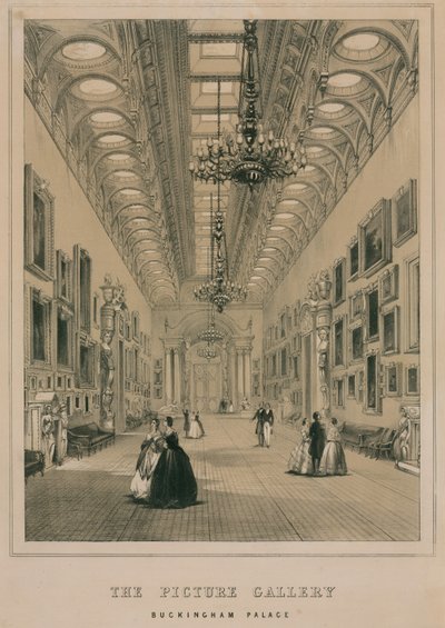 A galeria de imagens, o Palácio de Buckingham de English School