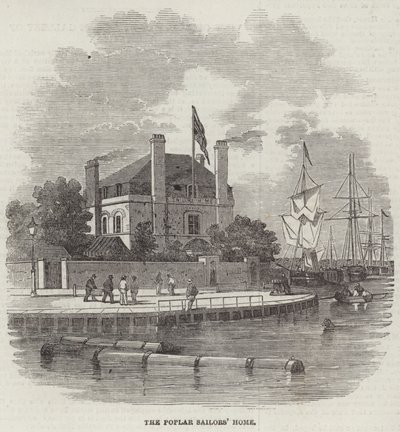 A Casa dos Marinheiros de Álamo (gravura) de English School