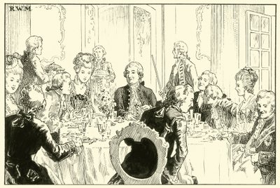 O Banquete-Banquete (tinta no papel) de English School