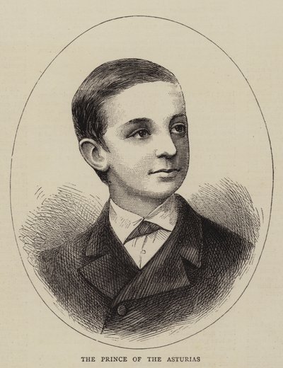 O Príncipe das Astúrias (gravura) de English School