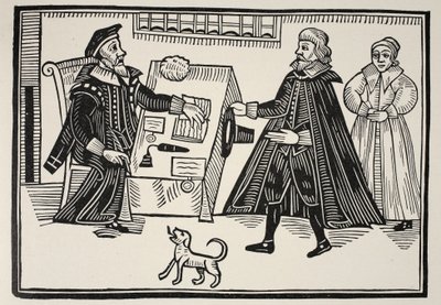 Proctor e Parador, título de um tratado sobre os abusos e exorbitâncias dos Tribunais Espirituais, 1641 de English School