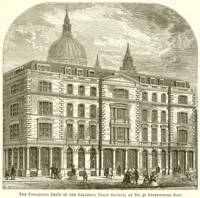O Departamento de Publicação da Sociedade de Tratados Religiosos, no. 56 Paternoster Row de English School
