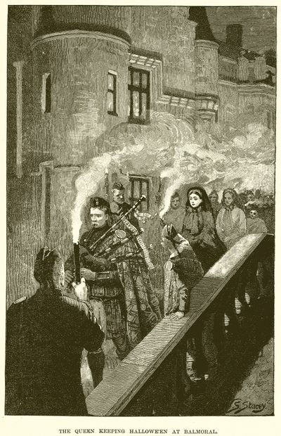 A Rainha mantém o Dia das Bruxas em Balmoral de English School
