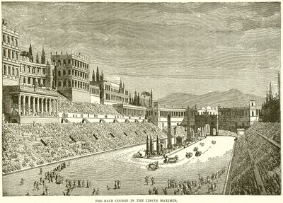O curso de corrida no Circus Maximus de English School