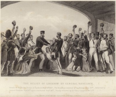 O alívio de Lucknow pelo general Havelock de English School