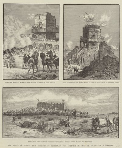 O Relevo de Suakin (gravura) de English School