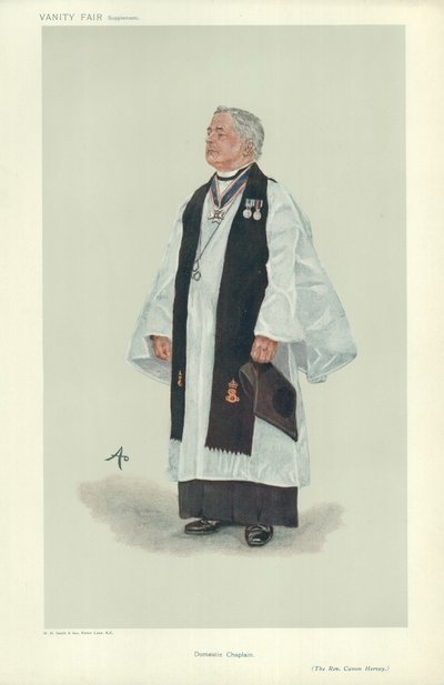 O Rev Canon Frederick Alfred John Hervey de English School