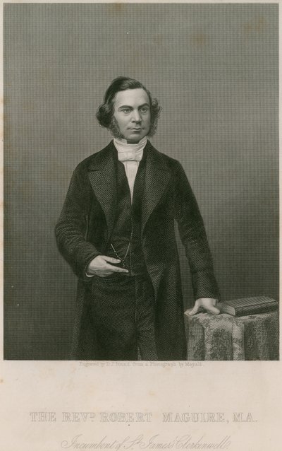 O Reverendo Robert Maguire, St Jamess Clerkenwell de English School