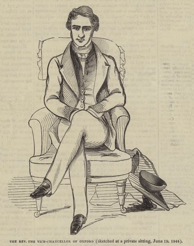 O Reverendo, o Vice-Chanceler de Oxford de English School