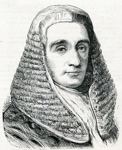 O certo Hon. Sir Joseph Napier, do século 19, de English School