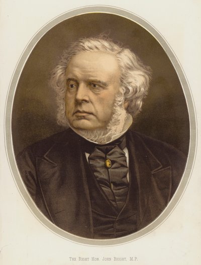 O Deputado John Bright (cromolito) de English School