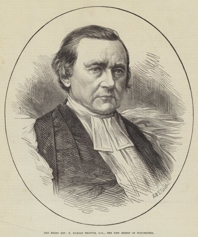 O Reverendo Direito E Harold Browne, DD, o Novo Bispo de Winchester (gravura) de English School