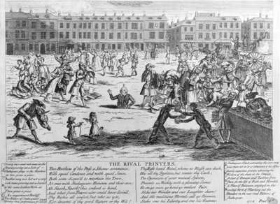 As impressoras rivais, 1734 de English School