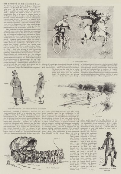 O Romance da Estrada Brighton (gravura) de English School