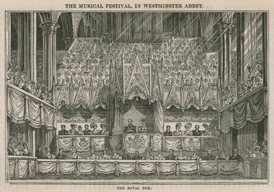 O Real Festival Musical na Abadia de Westminster: The Royal Box de English School