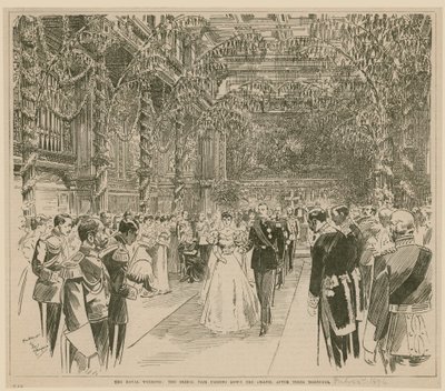 O casamento real, 23 de julho de 1896 de English School