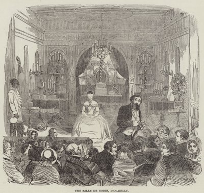 A Salle de Robin, Piccadilly (gravura) de English School