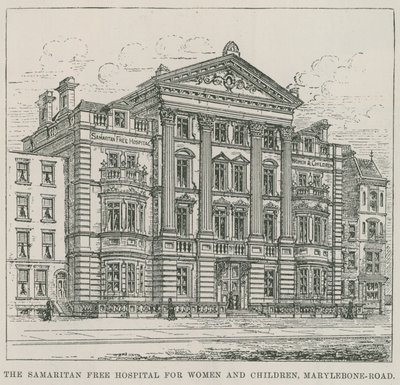 O Samaritan Free Hospital para Mulheres e Crianças, Marylebone Road de English School