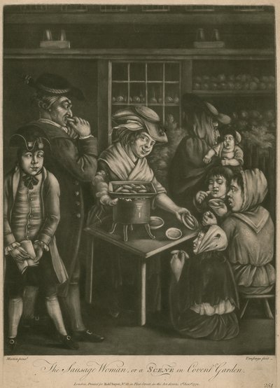 A mulher da salsicha; ou, uma cena em Covent Garden de English School