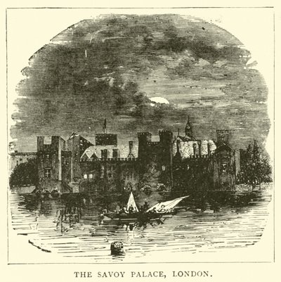 O Palácio Savoy, em Londres de English School