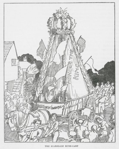 O carrinho de corrida de Scarsdale (litografia) de English School