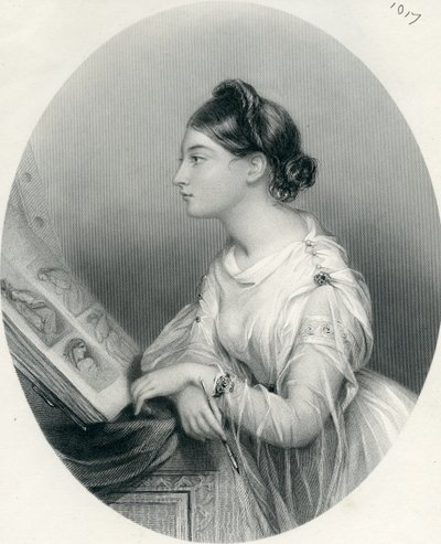 A Escultora (gravura) de English School