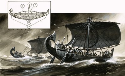 The Seafarers: No começo ... O homem aprende a velejar de English School