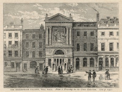 A galeria de Shakespeare no Pall Mall de English School