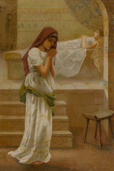 A mulher sunamita (cromolito) de English School