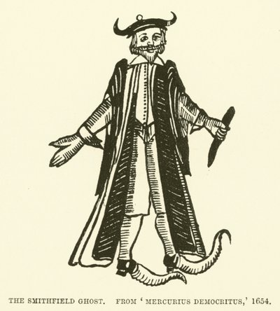 O fantasma Smithfield, do Mercurius Democritus de English School