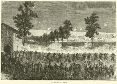 O Sortie em Cachan, outubro de 1870 de English School