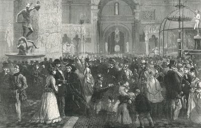 O South Kensington Museum na segunda-feira de Pentecostes de English School