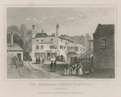 A taberna dos espanhóis, Hampstead, Londres de English School
