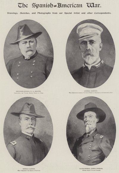 Der Spanisch-Amerikanische Krieg (Gravur) von English School