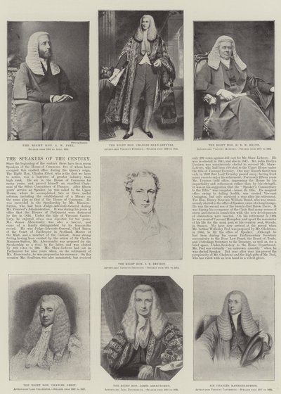 Os Oradores do Século (litho) de English School