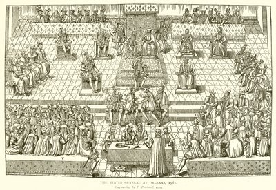 Os Estados Gerais em Orleans, 1561 de English School