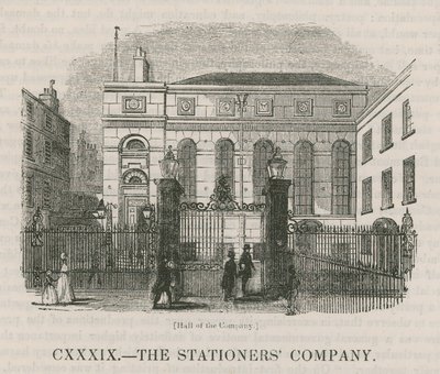The Stationers Company: Salão da Companhia de English School
