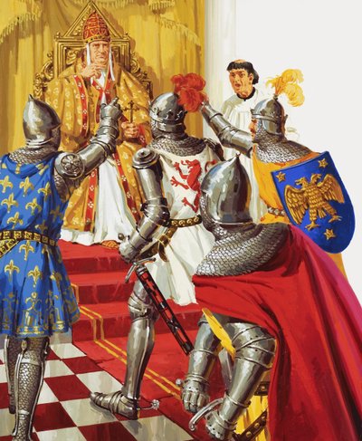 A história da França: reino de um ganancioso ganancioso de English School