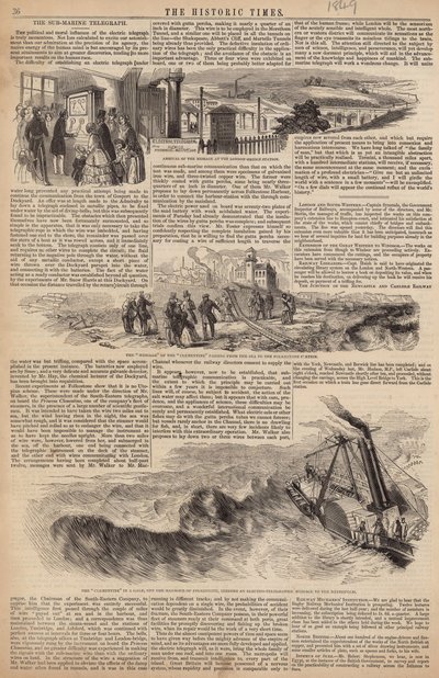 O telégrafo submarino de English School